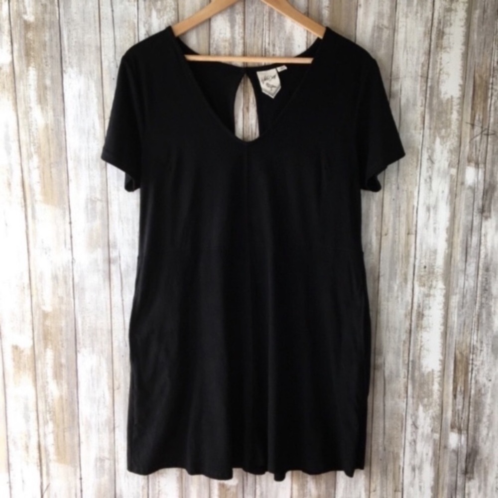 White Crow Black Dress